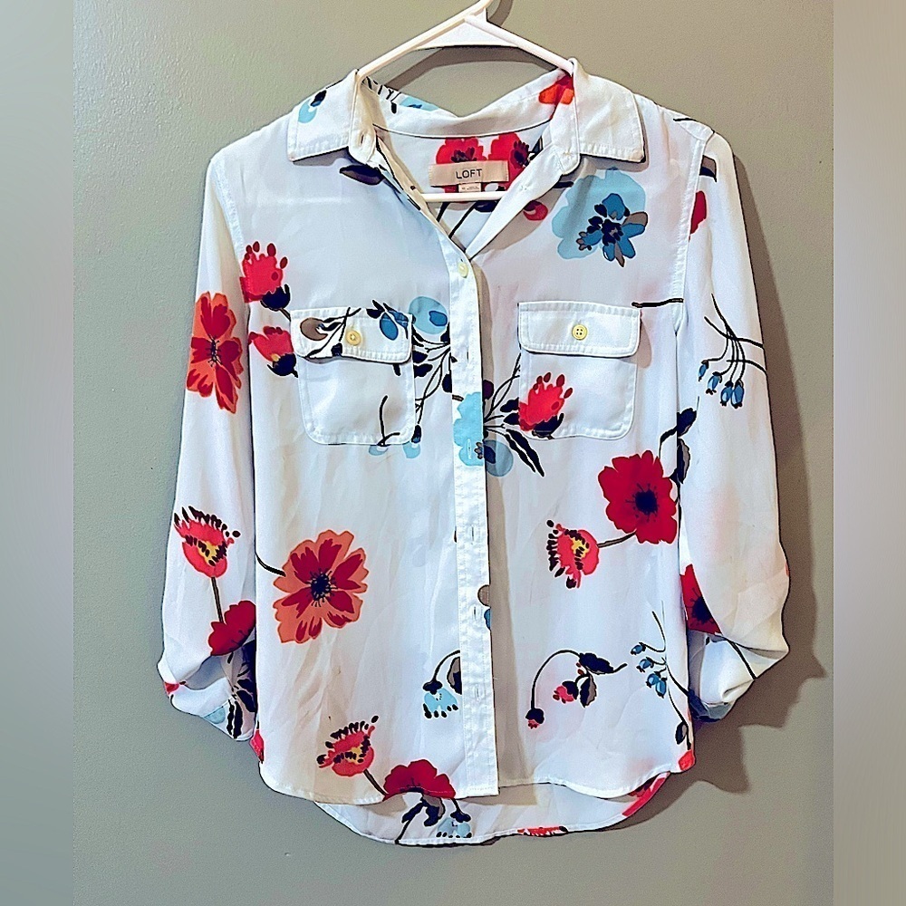 Ann Taylor LOFT Stunning Spring Floral by Ann Taylor LOFT size extra small